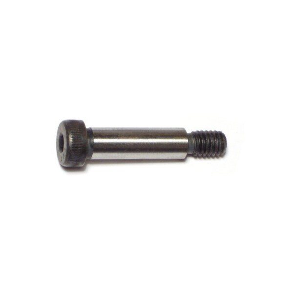 Midwest Fastener Shoulder Screw, 18 (Coarse) Thr Sz, 1/2' Thr Lg, 1-1/4 in Shoulder Lg, Steel, 3 PK 71605 - main